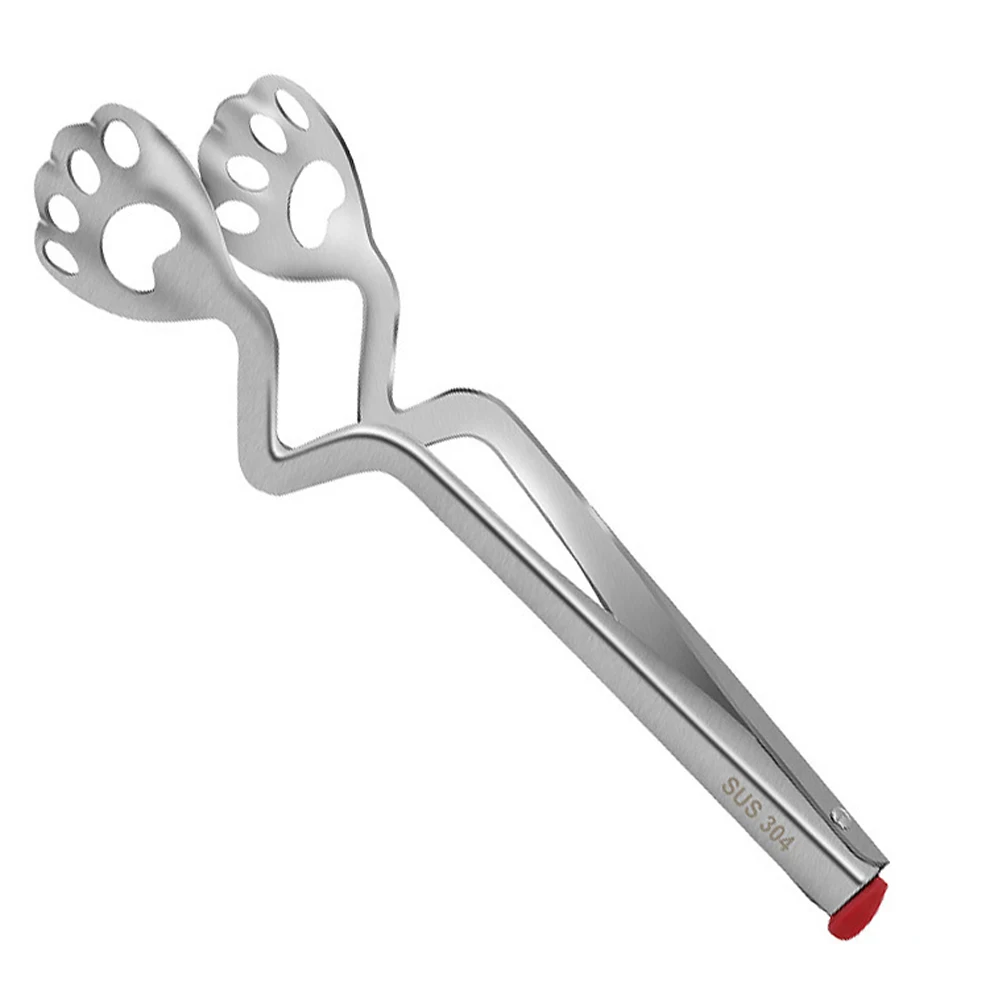 

Stainless Steel Food Tong Anti-Scald Non-Slip Grip for Bbq Burger Steak Fish Cooking Home Restaurant Use Food Tongs