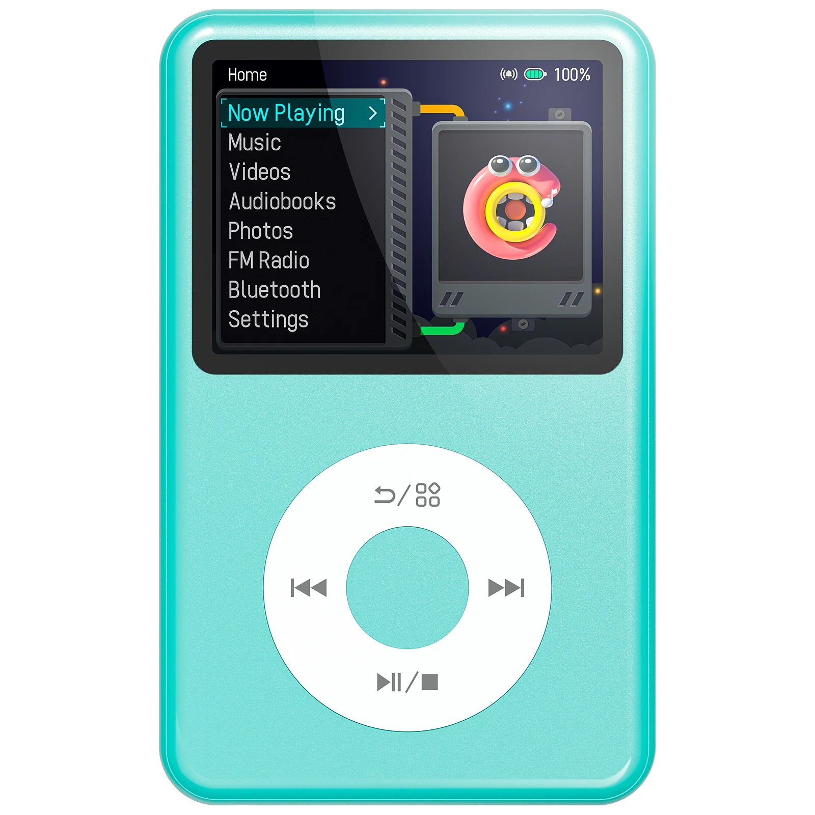 Lecteur MP3-muziekspeler met radio, video, elektronica Walkman voor kinderen, INNIOASIS HiFi Dap Touch Key-audiospeler 【64GB】