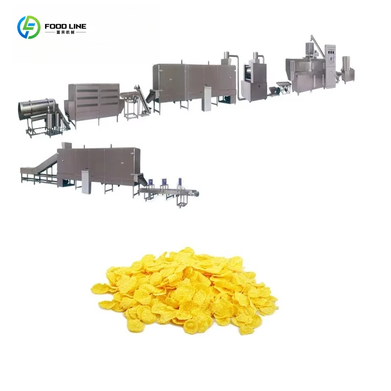 Customized Automatic Twin Screw Extruder Nutritious Breakfast Cereals Snack Food Manufacturing Industrial Equipment