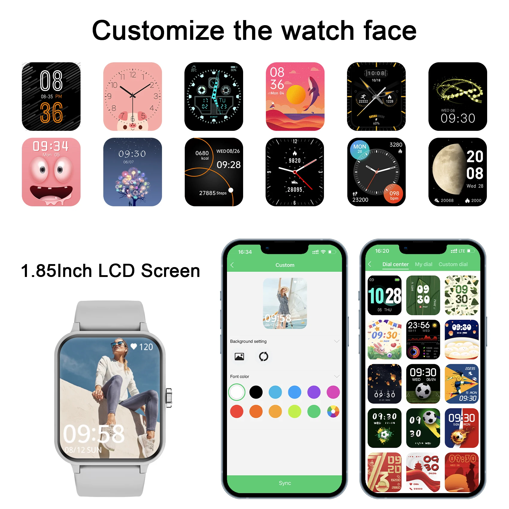 Blackview R30 Smartwatch مراقبة النوم ساعة رياضية 24 وضع رياضي ساعة ذكية بطارية طويلة للغاية تتبع اللياقة البدنية السعرات الحرارية