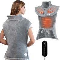 Portable Heating Shawl Vest USB Powered 60x90cm Whole Back Pain Relief Machine Washable for Car Office Relaxation