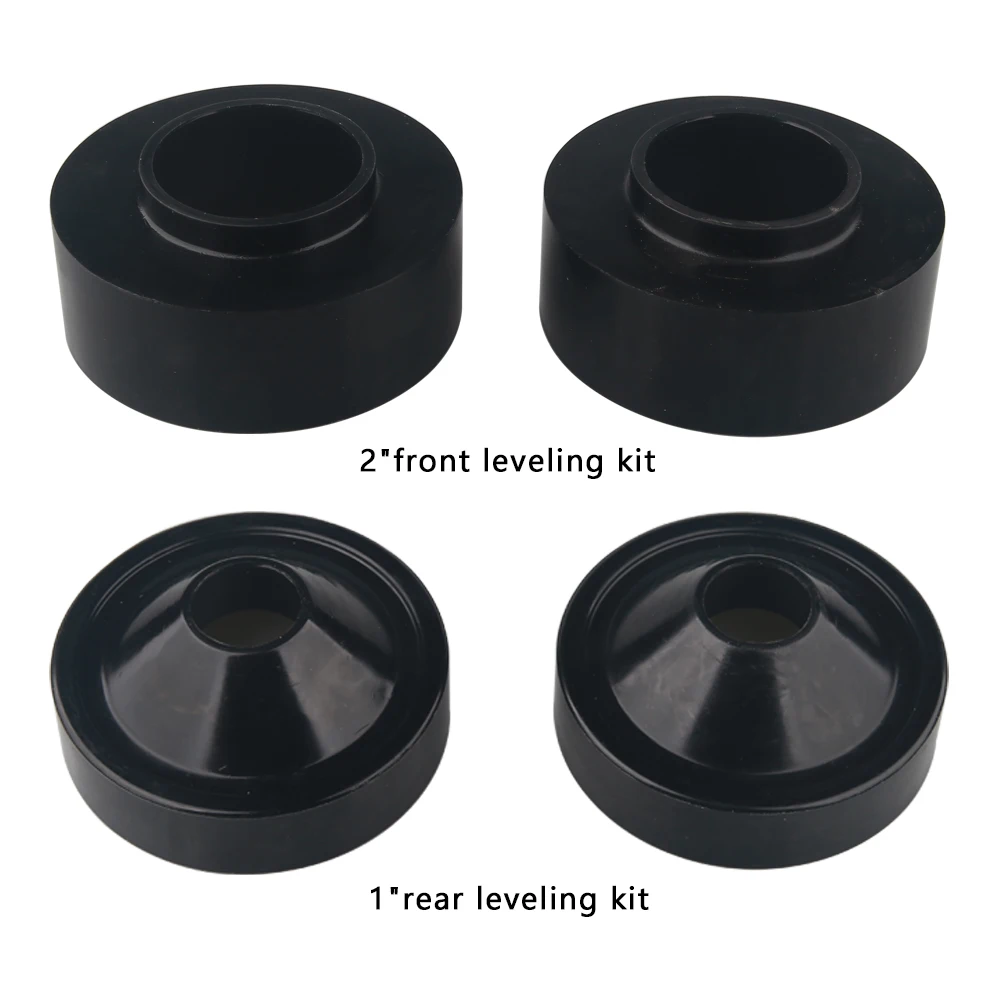 1155200 Strut Spacers Leveling Set Reduce Vibration Spacer Lift Kit Replacement Metal  with 07-18 Jeep Wrangler JK Leveling Kit