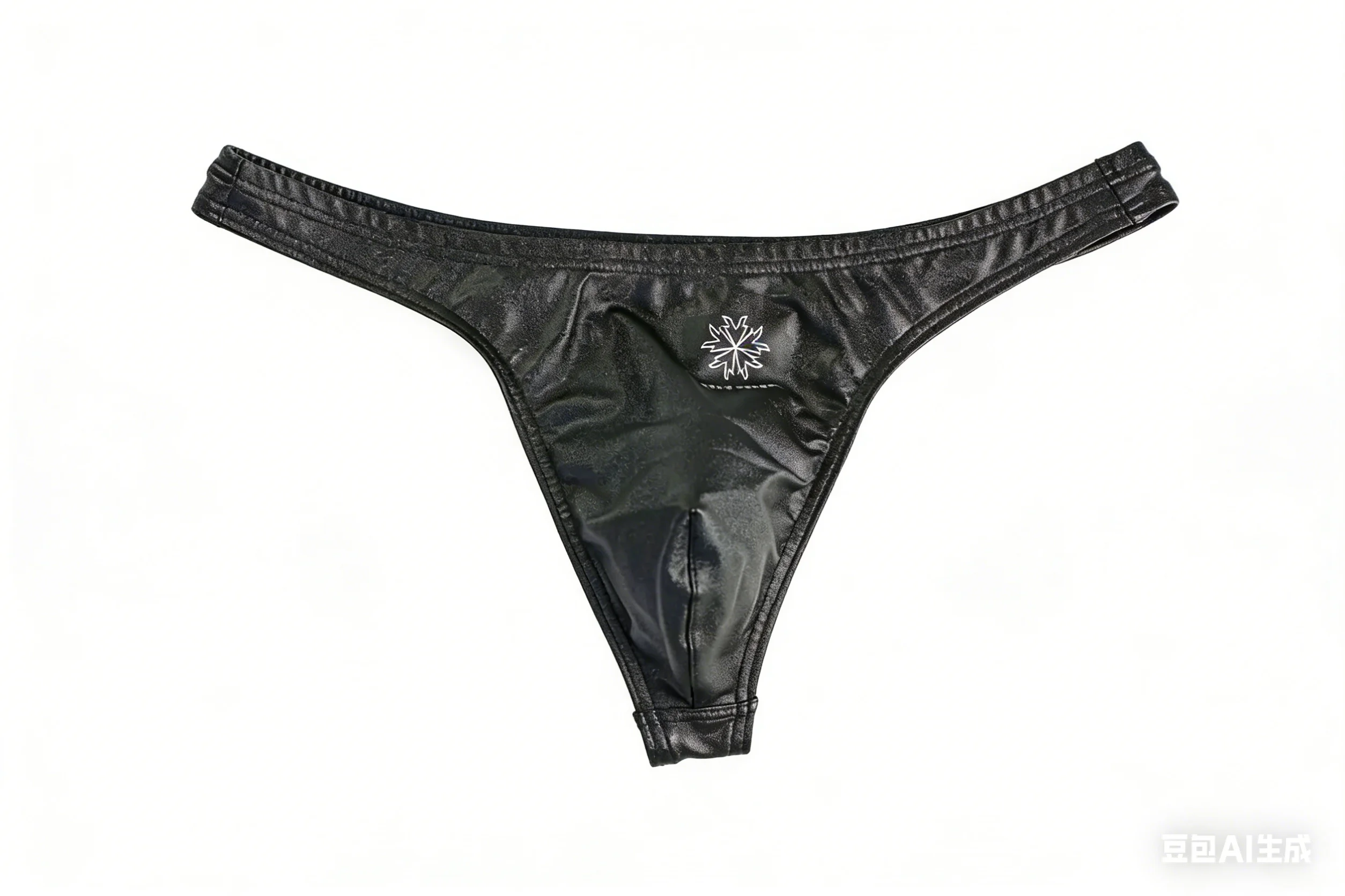 

Faux Leather Bulge Thong for Men Sexy Low Rise U Pouch T Back Panties Shiny Gays Erotic Open Butt Nightclub Performance G-string