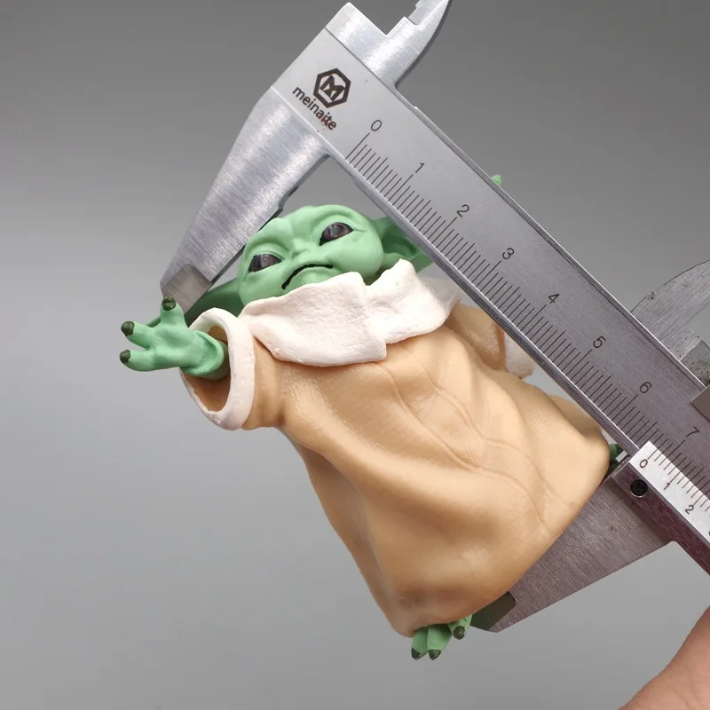 8cm Master Baby Yoda Darth PVC Actionfigur Anime-Figuren Sammlerpuppe Mini-Spielzeugmodell als Geschenk für Kinder – Detail 1
