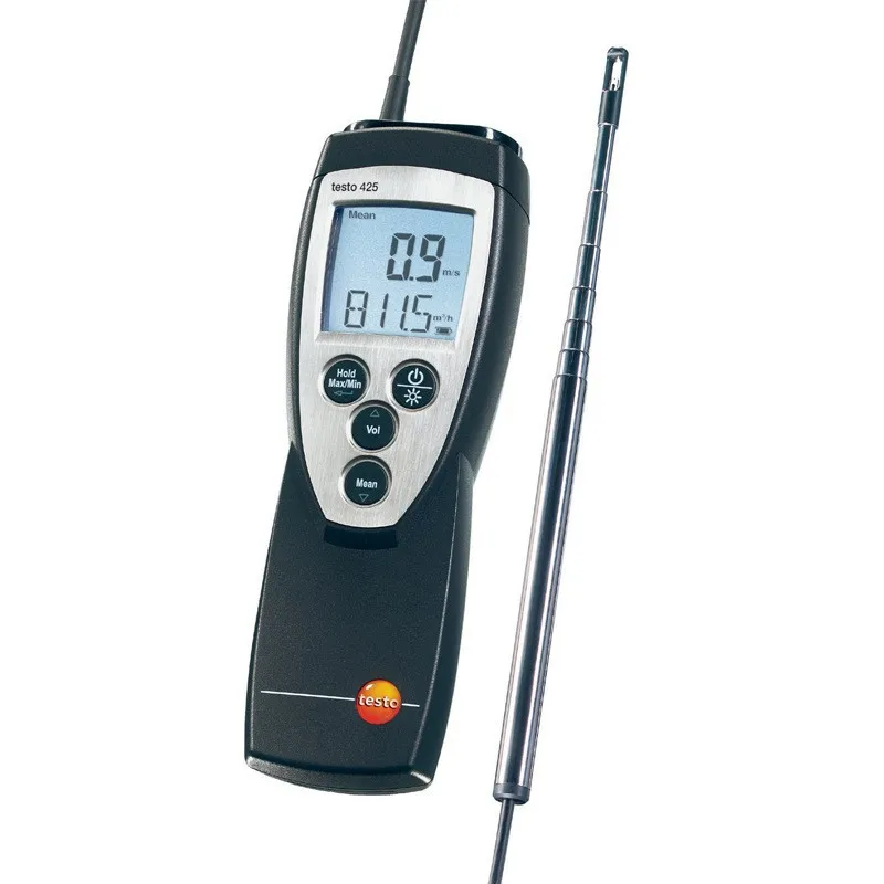 

Hotline Anemograph Handheld Testo425 Hot Ball Measuring Anemograph High Precision Thermal Anemometer