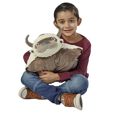 Big Size Anime Avatar The Last Airbender Appa Plush Pillow Toys Large Soft Doll Toys RARE Peluche Cow for Kid Baby Birthday Gift