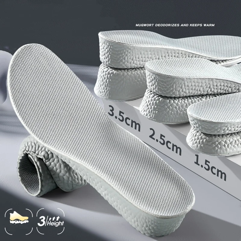 Boost Height-increasing Insoles For Men And Women Shock-absorbing Comfortable Soft Soles Arch Support Height-increasing Pads