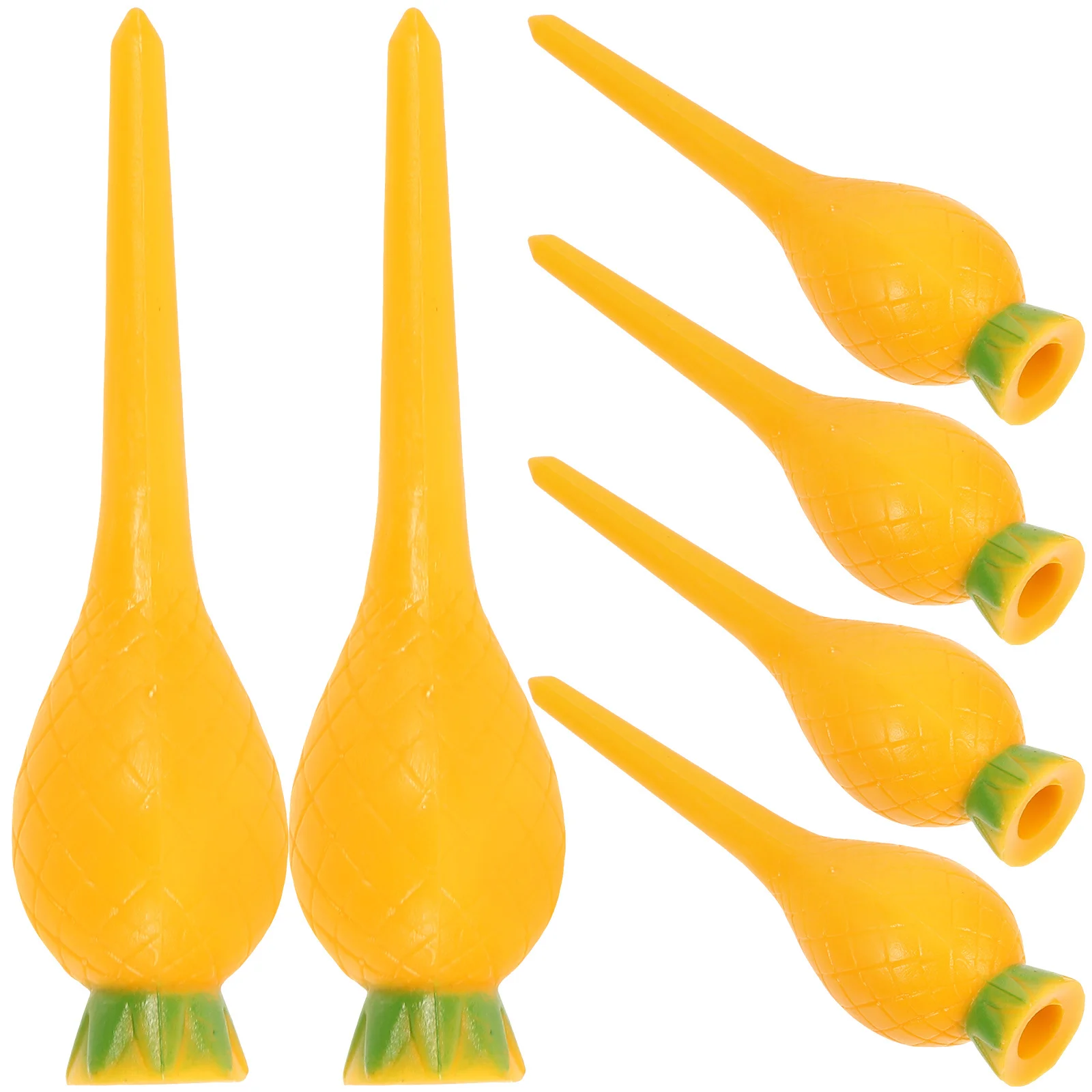 Tees de Golf de plástico, soportes de pelotas de Golf duraderos profesionales, picos ligeros y resistentes para entrenamiento de camisetas de camino de vuelo, 6 uds.