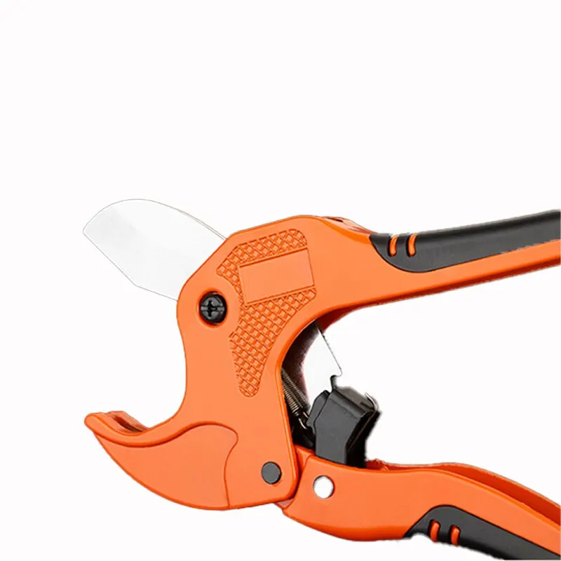 K817 Plumber Scissors Smooth Cut Sharp and Durable Water Pipe Professional Shear Fast Shear Aluminum Plastic Scissors 1PC