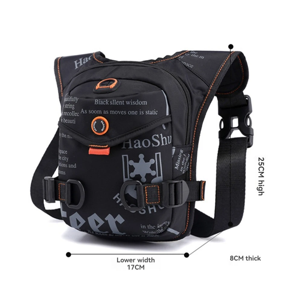 Men's Chest Bag Outdoor Riding Leg Bag Multifunctional Sports Backpack Portable Crossbody Waist Bag