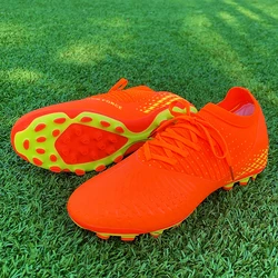 2024 Men's Soccer Shoes Large Size Ultralight Football Boots Boys Sneakers Non-Slip AG/TF Soccer Cleats Ankle Boots Unisex