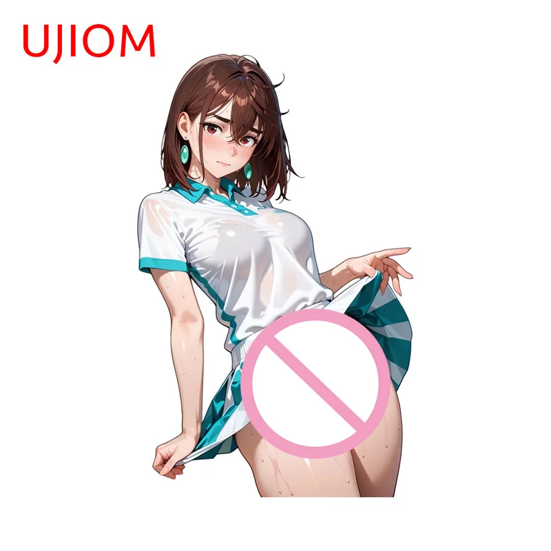 UJIOM Tennis Set Momo Ayase Wall Sticker Light Blue Waterproof Skateboard Vinyl Decal Aquaflask Air Conditioner Wallpapers