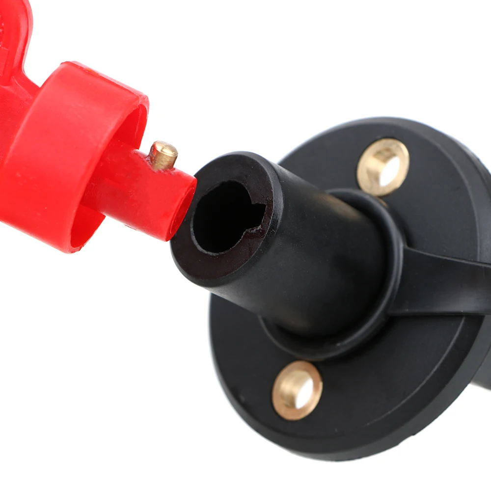 Power Isolator 1 Removable Keys Car Battery Disconnect Switch Cut Off Kill Switch For Truck Boat Marine ATV Car Accessories