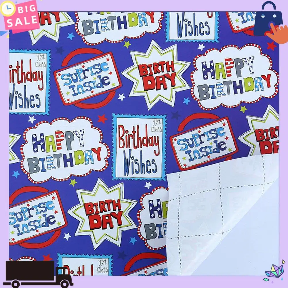 Wrapping Paper Sheets Set Of 6 ,For Birthday Party Wrapping Paper Gift Wrap Papers,Present Gift Wrapping Paper