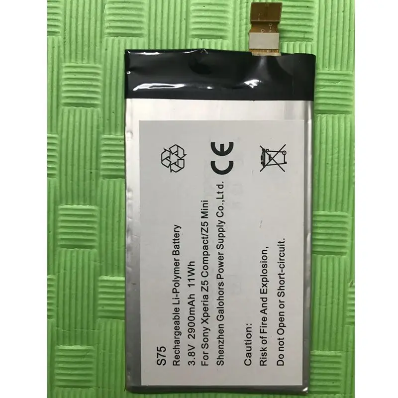 

10 шт./пакет литий-полимерный аккумулятор 3,8 В для Sony Xperia Z5 Mini Z5 Compact E5823 E5803 XA Ultra C6 F3216 F3215 F5321 LIS1594ERPC