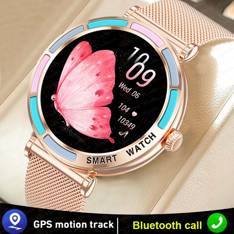 

New Women Fashion Smart Watch HD call 100+ Sport Mode Women Heart Rate Blood Pressure Monitor Smartwatch Ladies for Android ios