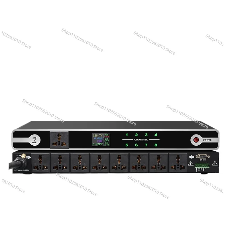 Professional 8 + 2 audio power sequencer 8 + 1 high-power filter air switch independent switch sequencer