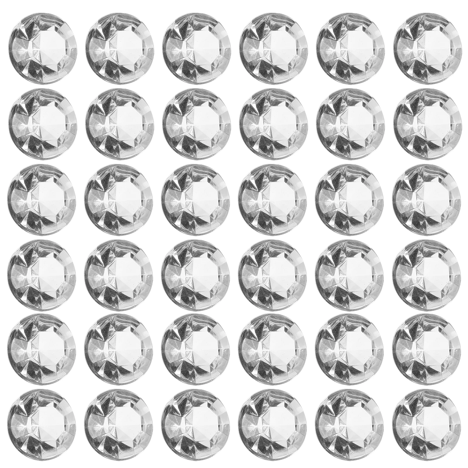 

500Pcs Clear Acrylic Rhinestones DIY Diamond Materials for Dress Clothes Sewing Accessories Handmade Crystal Decorations