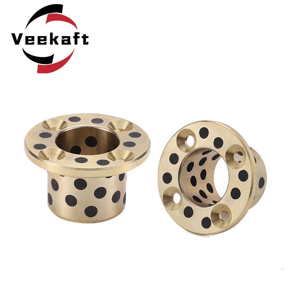 

1pcs MPSZ 40,50mm Inside Diameter Flat Head Bolt Thrust Flanged Brass Impregnated Graphite Oilless Bushing Linear