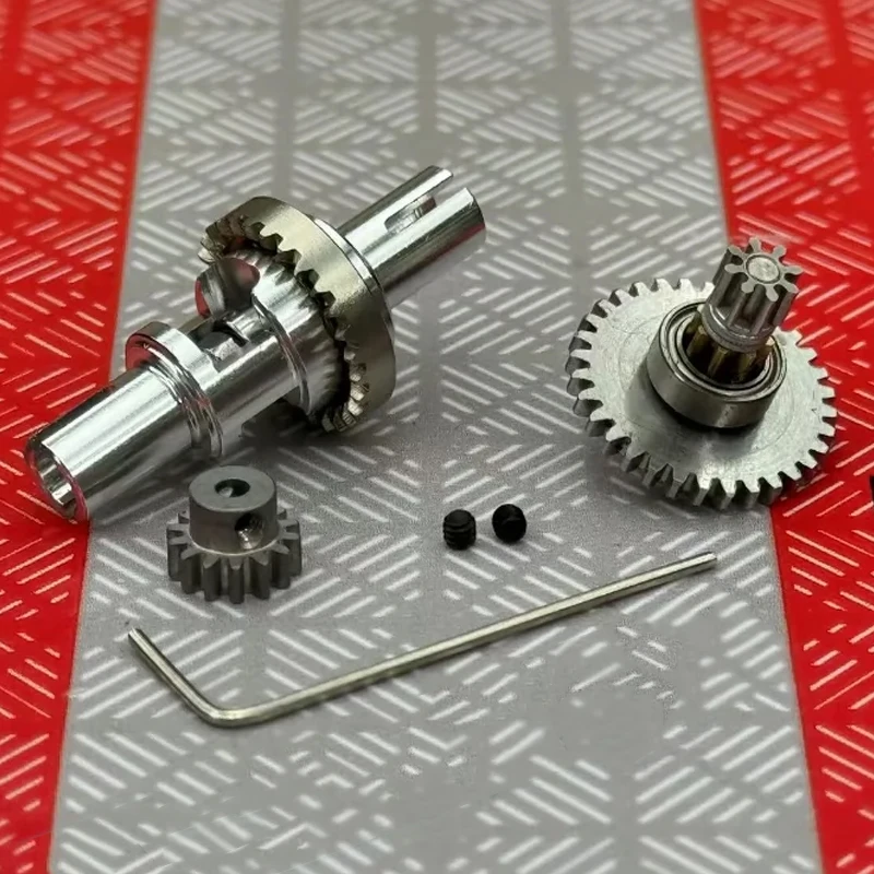 

HGD1 Rear-Wheel Drive Drifting RC Mosquito Car Metal Gear Kit Motor Pinion Reduction Gears Steel Tooth Upgraded DIY Spare Parts