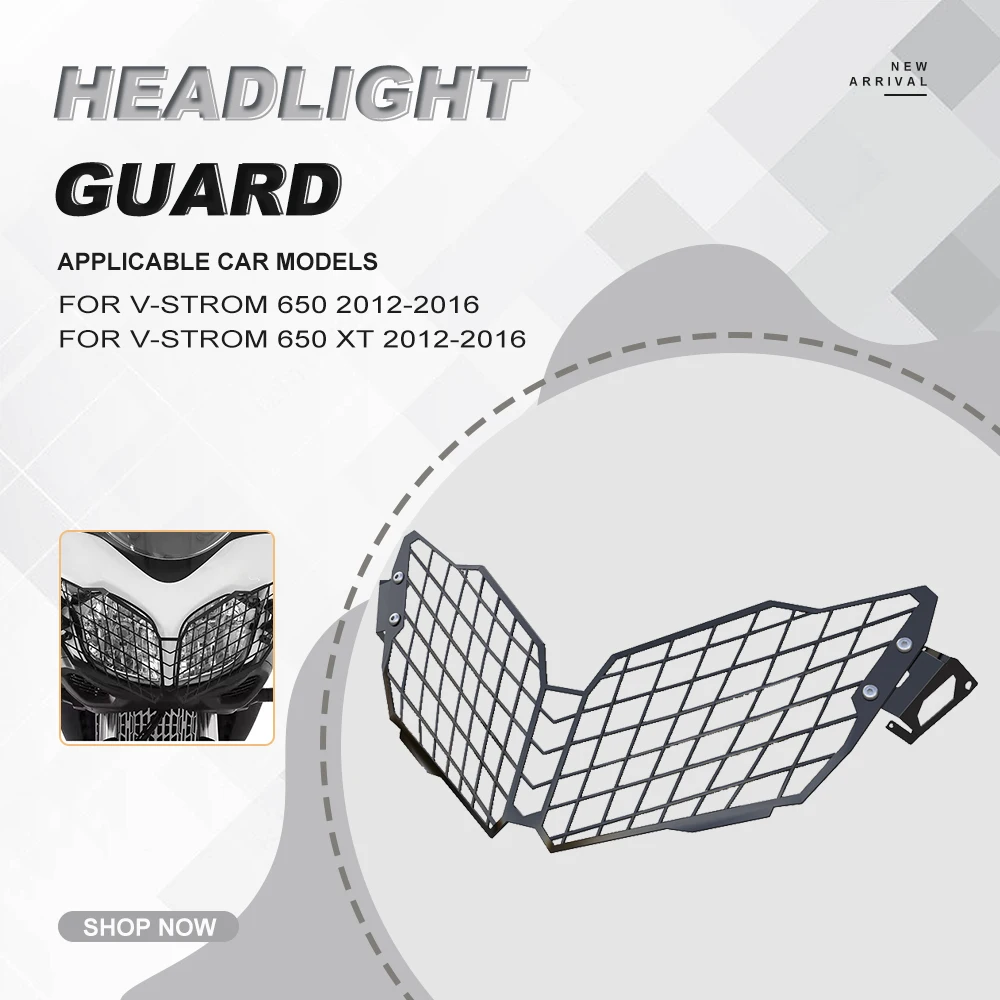 Motorcycle For SUZUKI V-STROM DL650XT VSTROM 650XT 2012-2016 2015 Headlight Protector Guard Headlamp Grille Protection Cover