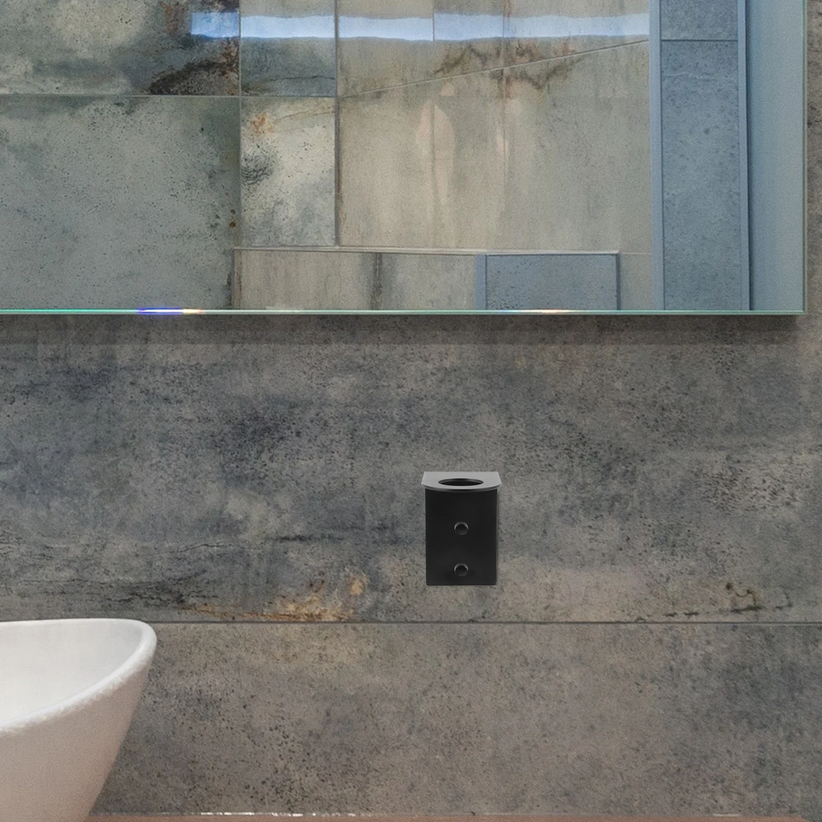 

Stainless Steel Soap Bottle Holder Black Wall Mount Pump Dispenser Bracket For Shower Gel Lotion Bottle Bathroom Storage