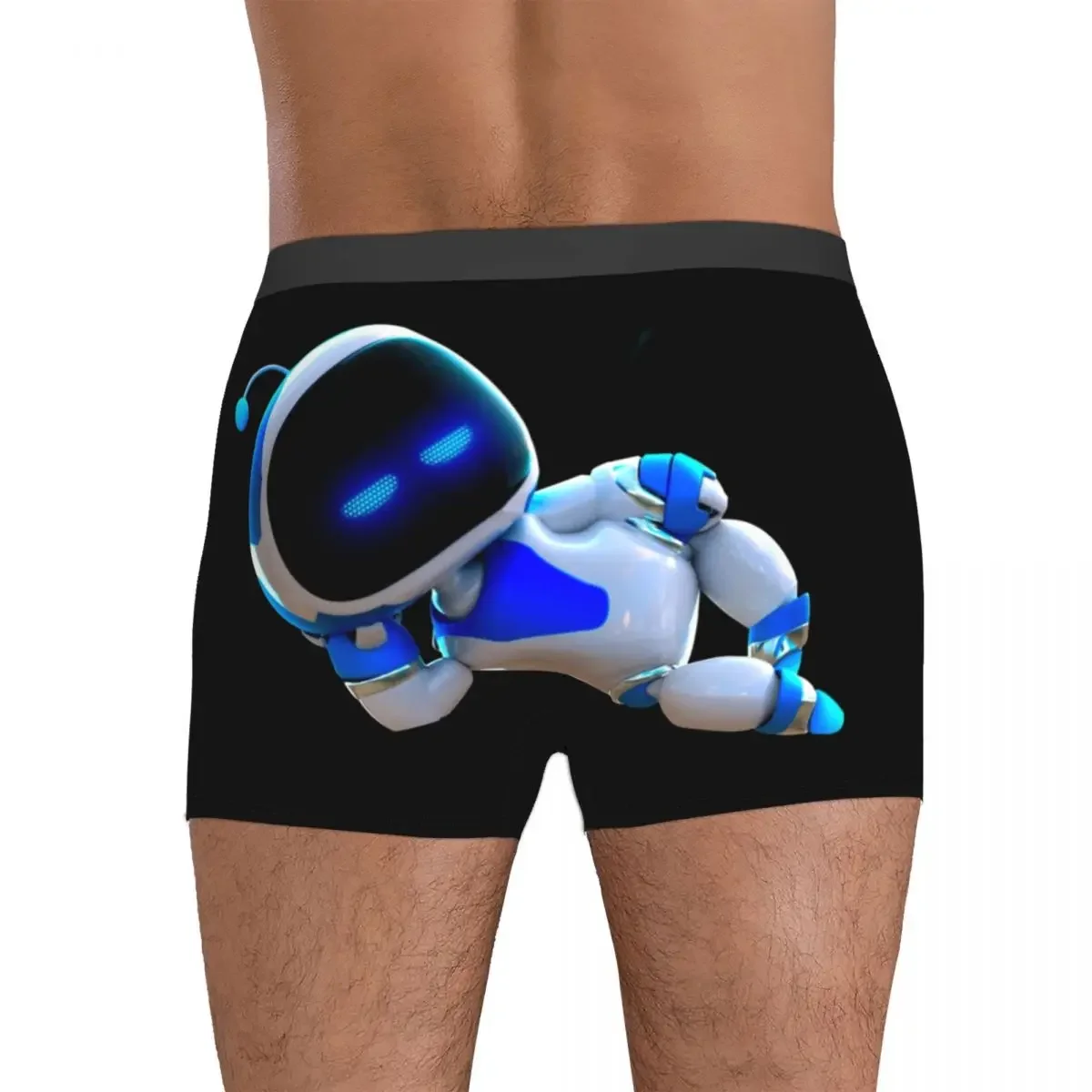 Cuecas boxer shorts astrobot calcinha de dormir roupa interior respirável masculina para homme homem namorado presentes