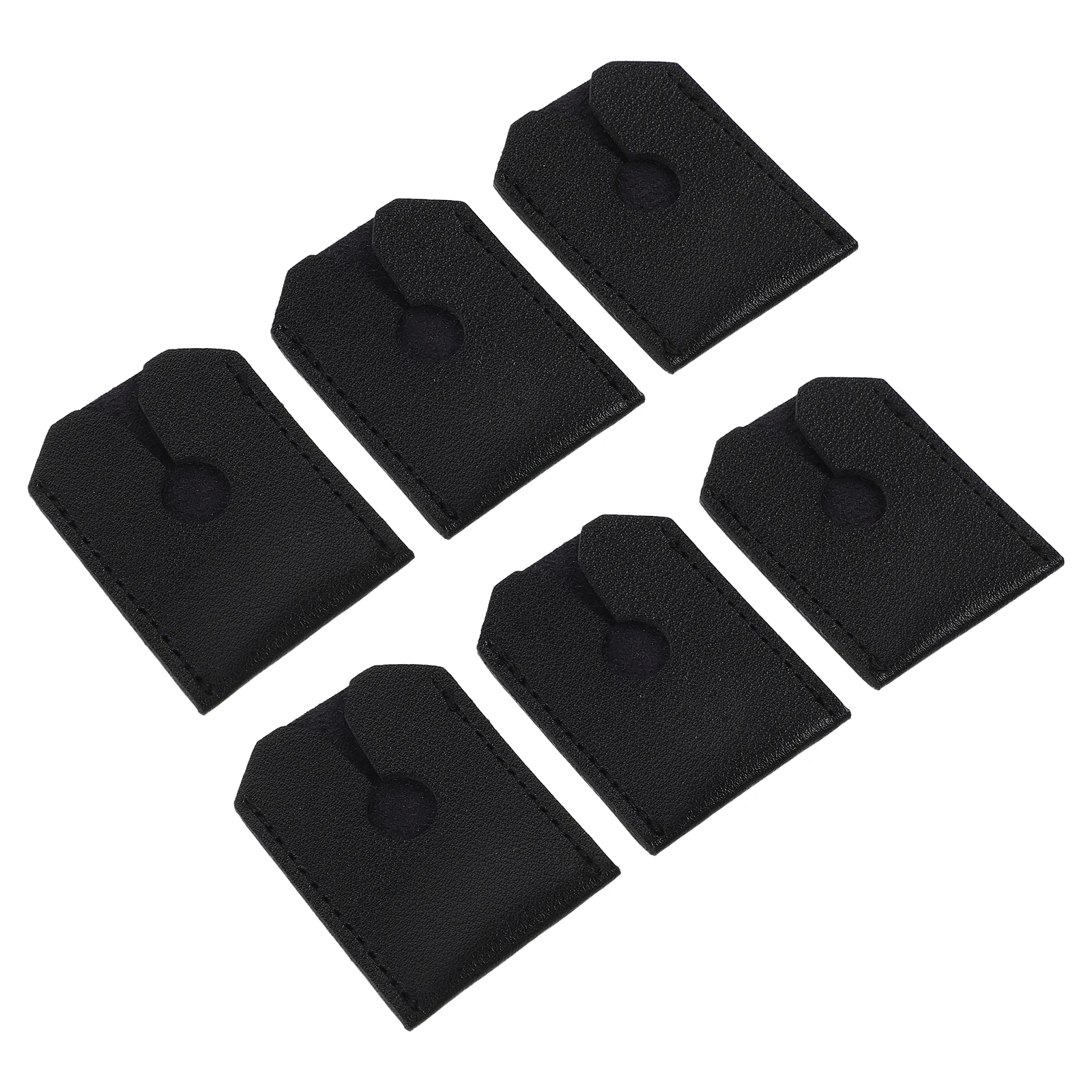 

6Pcs Razor Protector for Men PU Safety Cover - Travel Storage Case Blade Guard Anti-Scratch Sleeve Portable Accessories