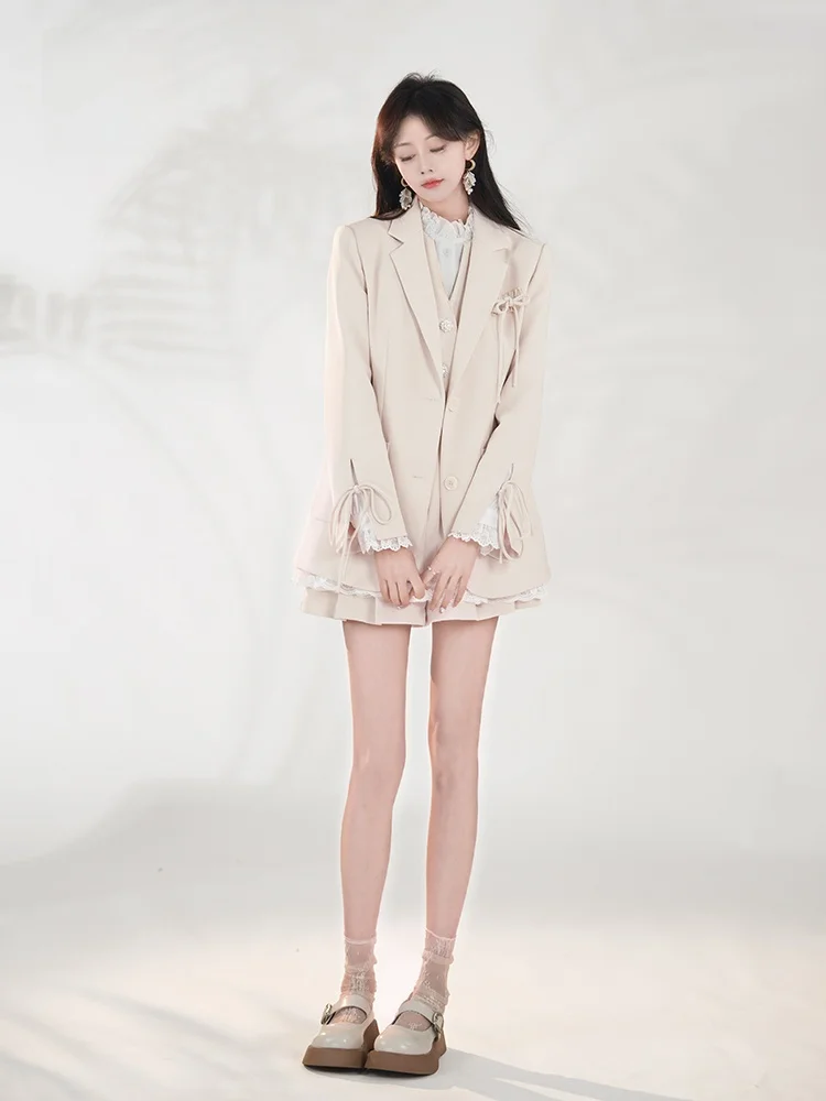 

Annelily Весна-Лето 2025: Элегантное и модное женское пальто свободного кроя с длинными рукавами для повседневной носки