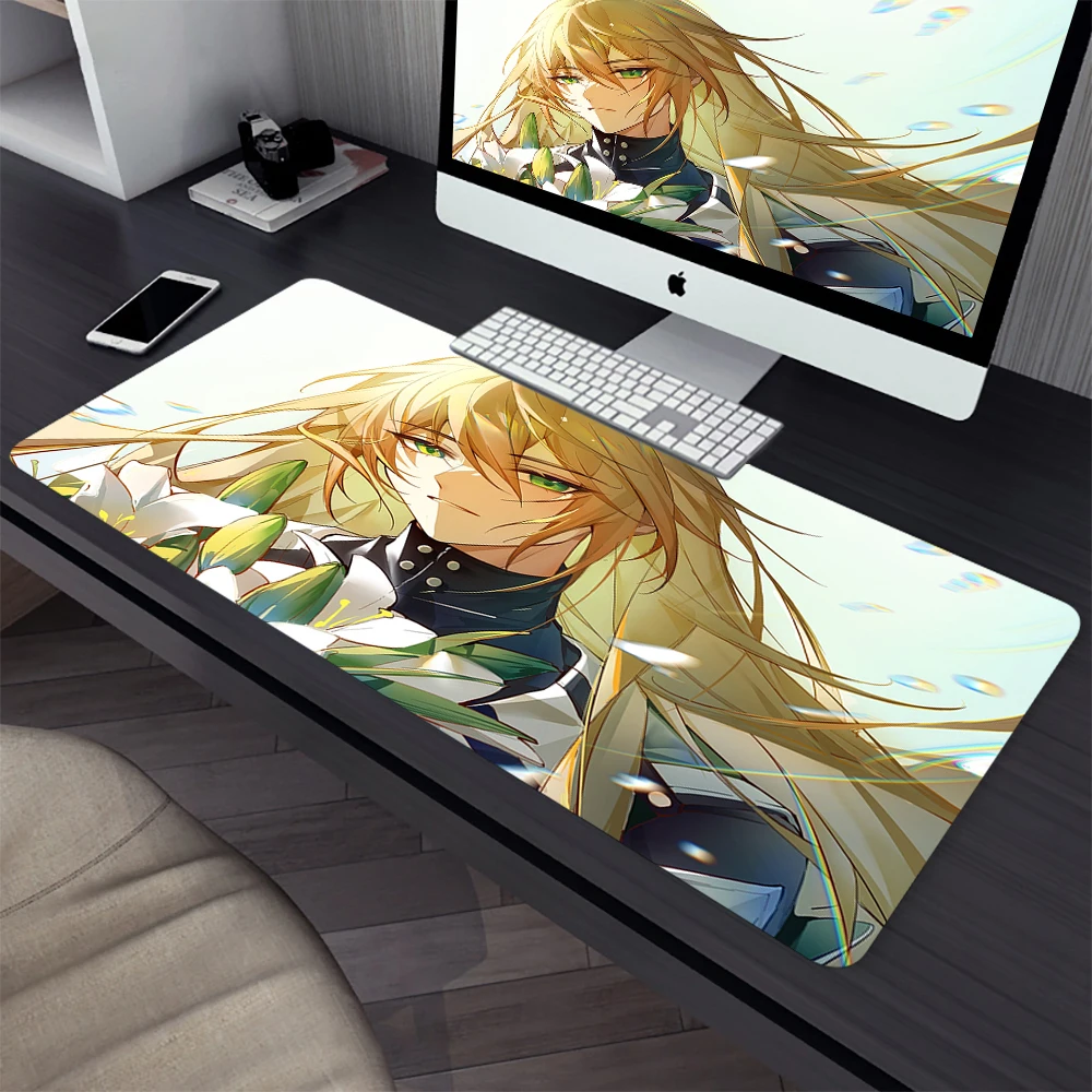 Honkai Star Rail Luocha Large Gaming Mouse Pad Computer Mousepad PC Gamer Laptop Mouse Mat Office Mausepad Keyboard Mat Desk Pad