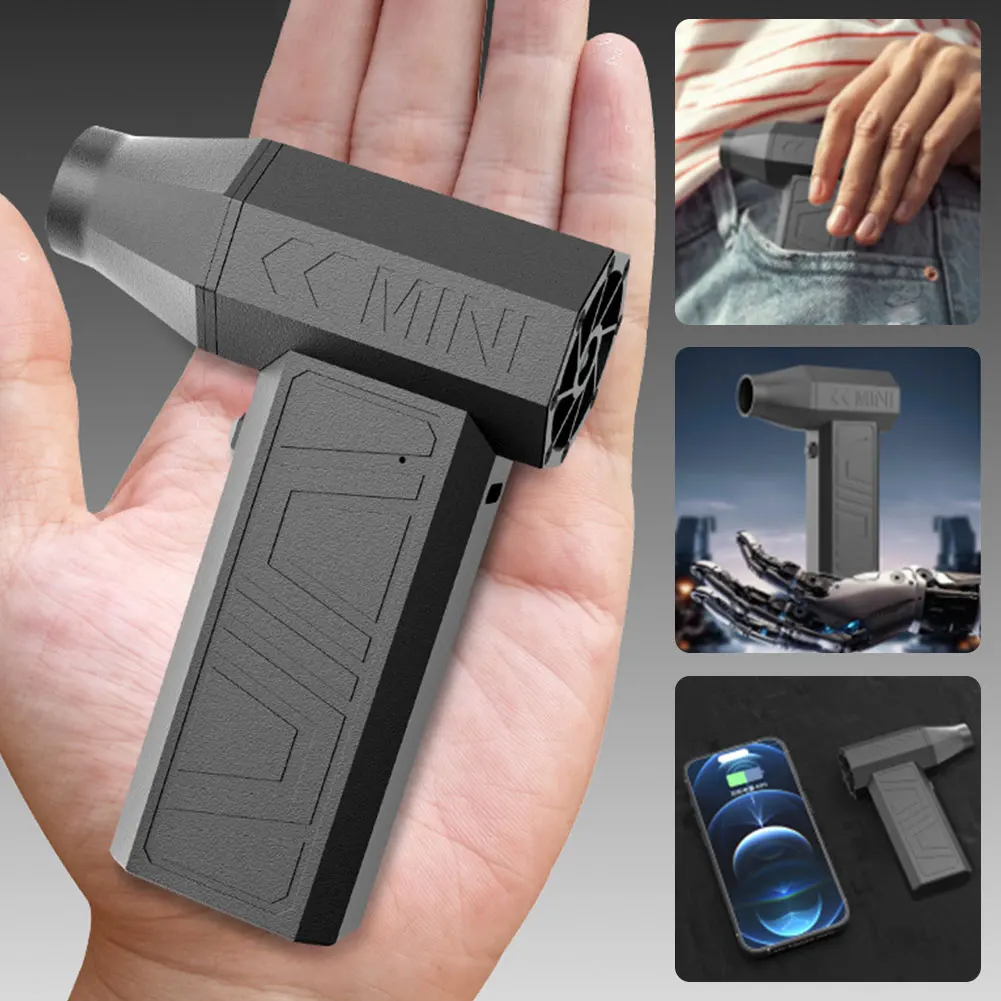 

Multipurpose Jet Fan Rechargeable Computer Cleaning Blower Tool with Brushless Motor for Keyboard Computer Car and Home Cleaning