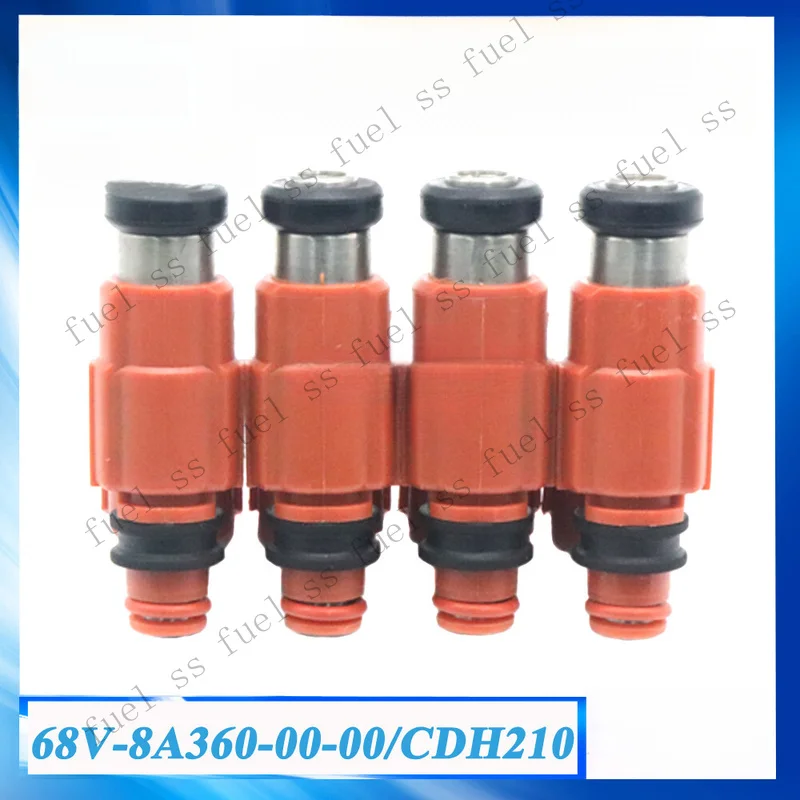 S+ Set of 4 Fuel Injectors 68V-8A360-00-00 CDH-210 2000 & for up Yamaha Outboard 115 HP