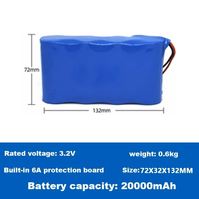 3.2V 32700 32650 Solar Lamp Battery Large Capacity Lithium Battery Solar Street Lamp Floodlight Battery With Protection Panel