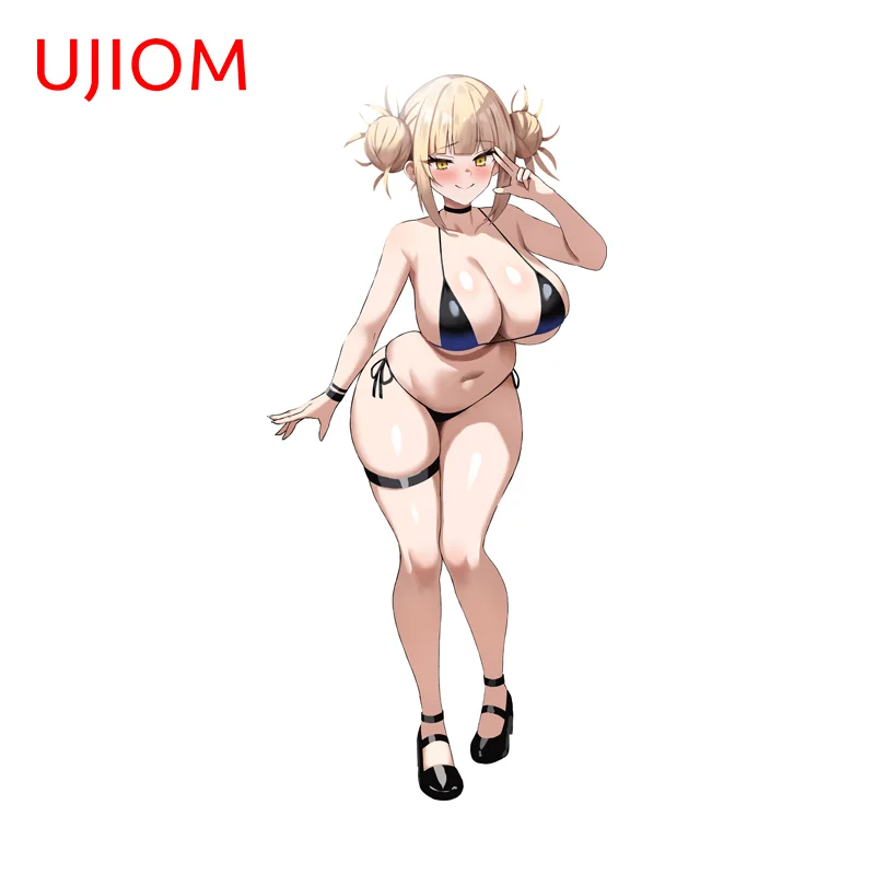 UJIOM Seductive Bikini Toga Himiko Wall Sticker Fashion Exquisite Eye Catching Picture Decal Suitable For Smooth Surfaces