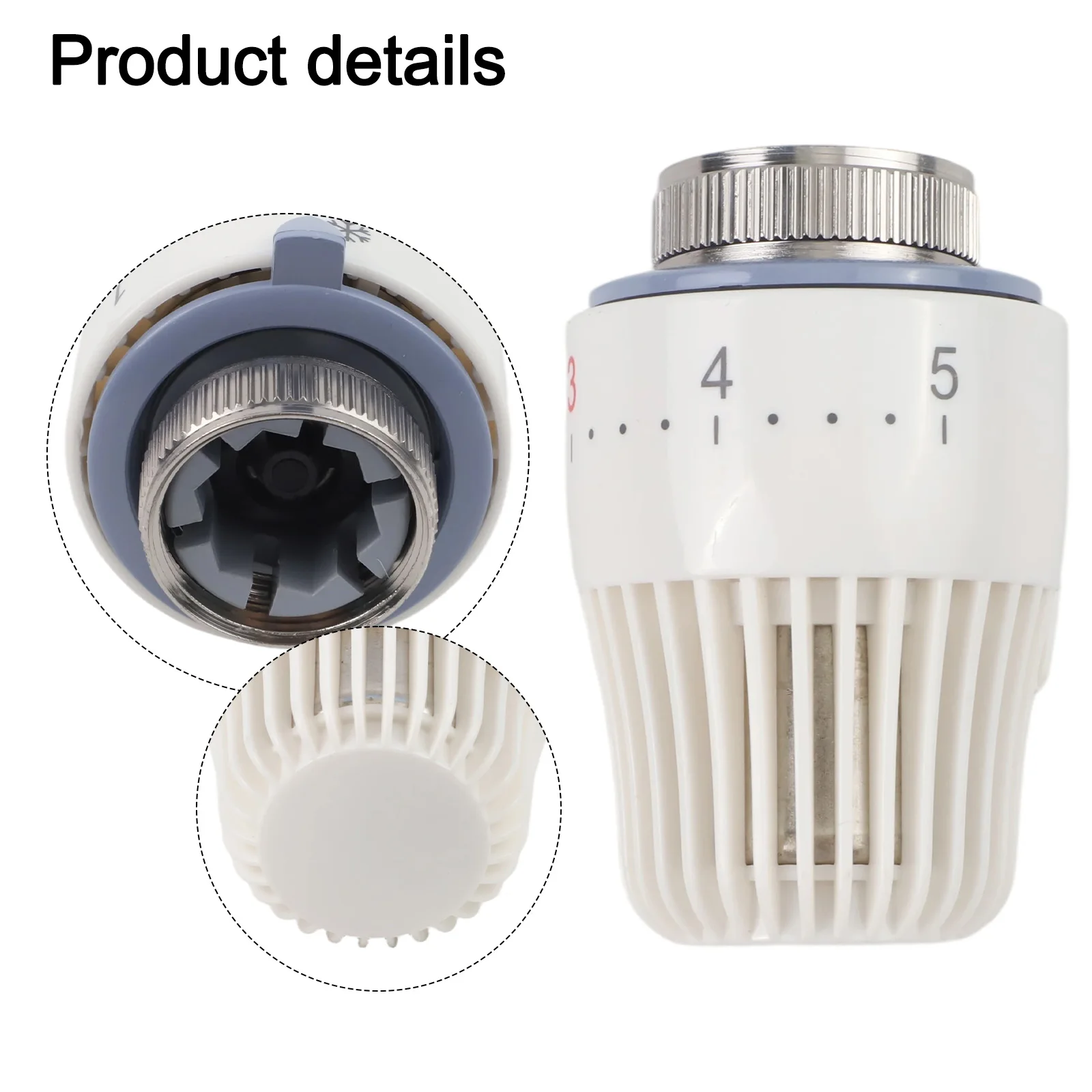 Accessory Valve Head NEW Bronze 6 28 C ABS PC Engineering Plastic Control M30X1 5 Sensor Head 1pcs Radiator Valve