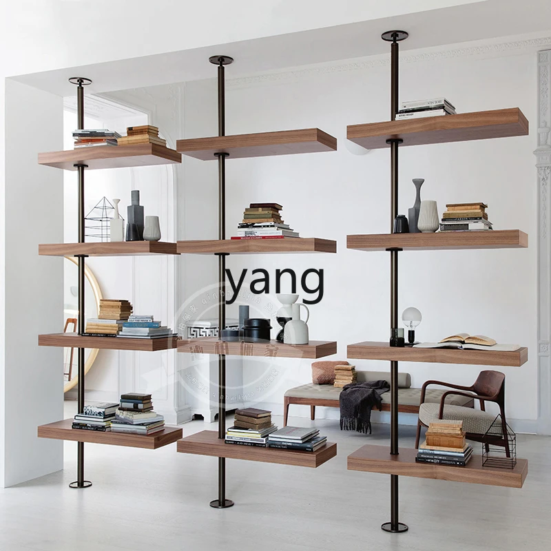 LMMM Hanging Wrought Iron Shelf Restaurant Solid Wood Pose and Put Green Plant Pot Wine Glass