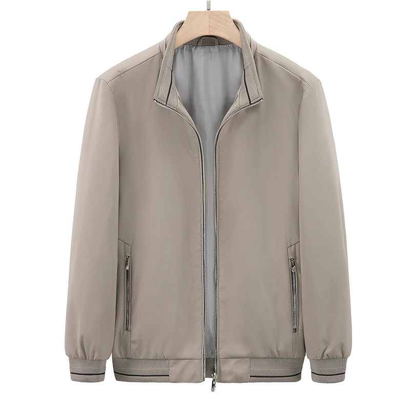 جديد عالي الجودة الأعمال سترة عادية مريحة للتنفس العصرية تنوعا الوقوف طوق الخريف الشتاء سترة يندبروف