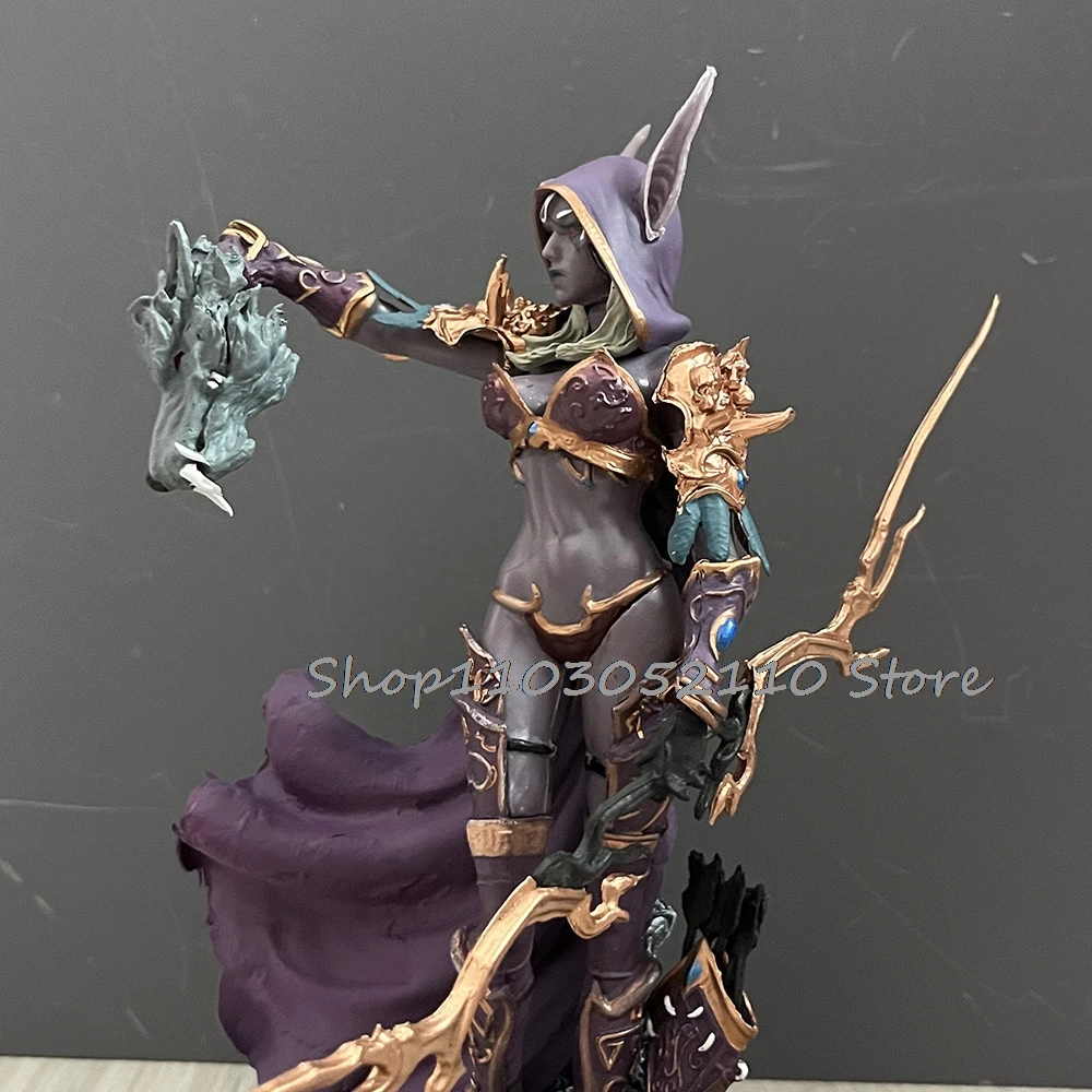 سيلفاناس Windrunner عالم علب عمل الشكل سيلفان الرماية الملكة ملكة أوندد اليدوية نموذج اللعب دمية الهدايا #3