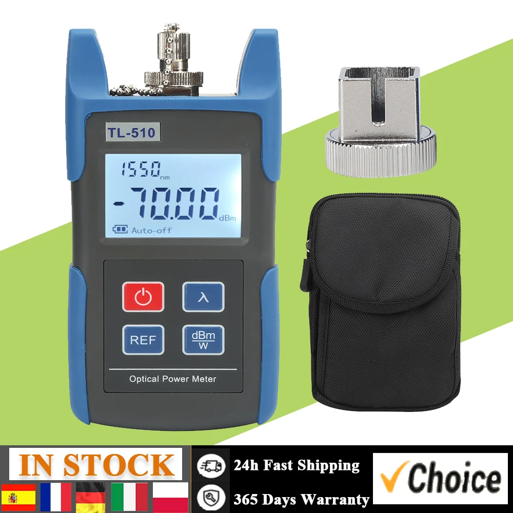 TL510 Optical Power Meter High Accuracy Optical Power Detector Measuring Instrument ‑70~+10dBm