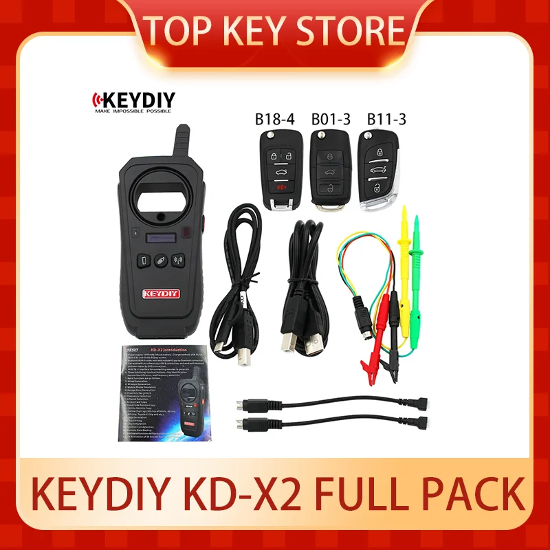 KeyDiy KD-X2 KD X2 Key Programmer Car Key Copy Unlock Key Generator/Chip Reader/Frequency Tester PK KD900 KD MAX KD Prog KD X4