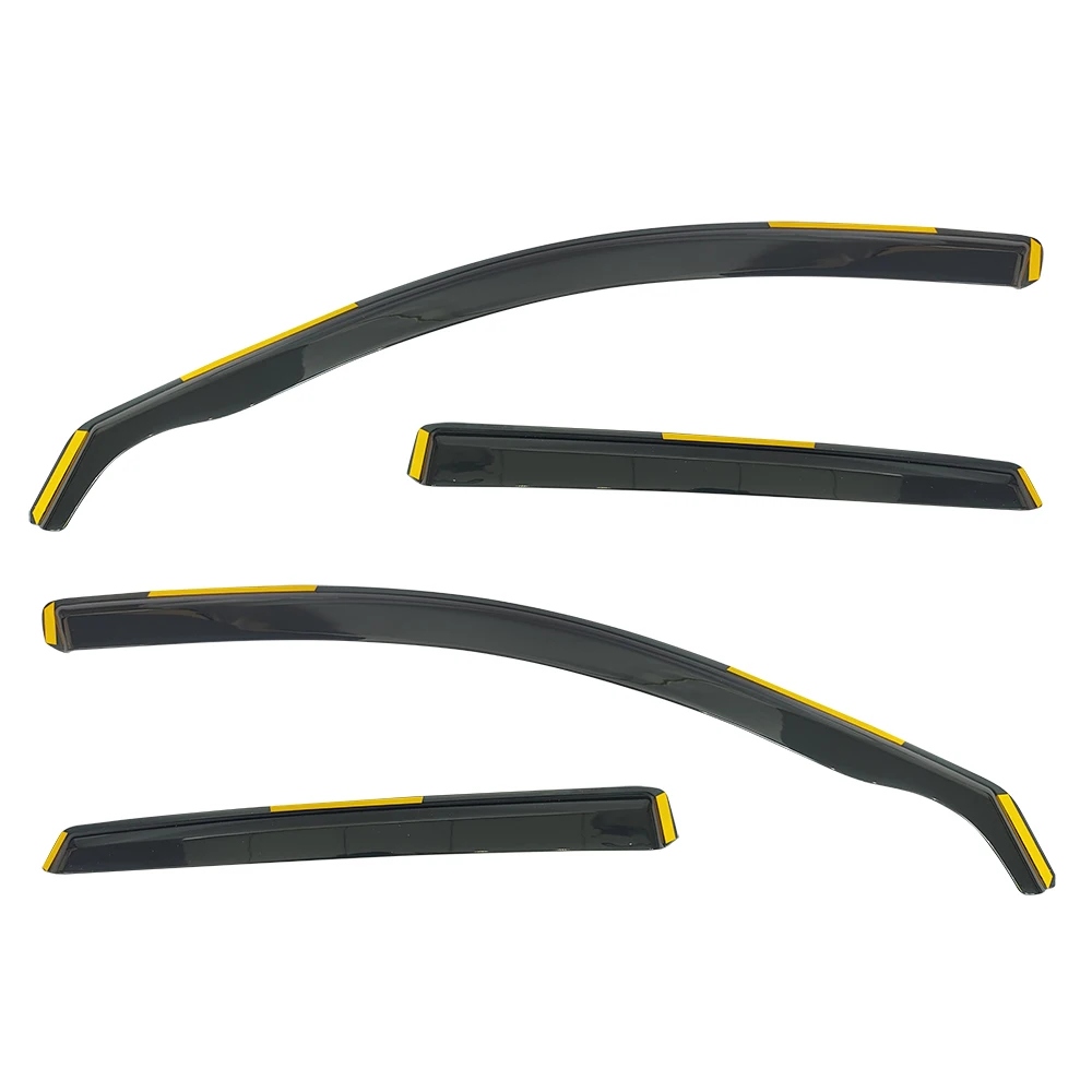 Premium In-Channel Direct Fit Window Visor Wind Deflector For Audi A3 Sport 2012-2020 Tape-On Vent Visors Rain Sun Guards