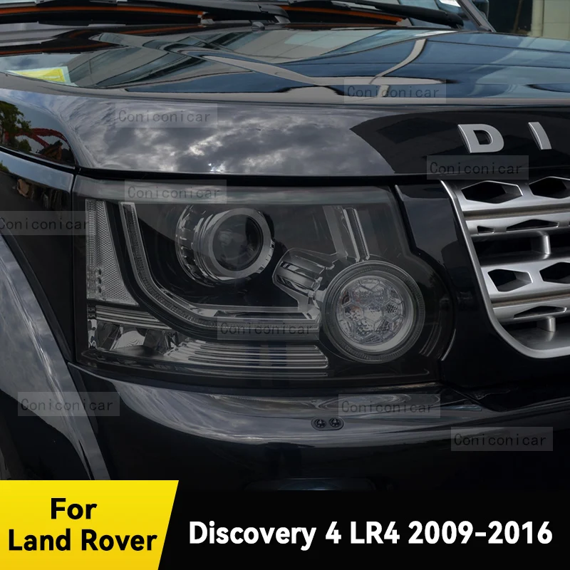 

For LAND ROVER DISCOVERY 4 LR4 2009-2016 Car Headlight Protective Film Front Light TPU Anti-scratch Headlamp Tint Accessories