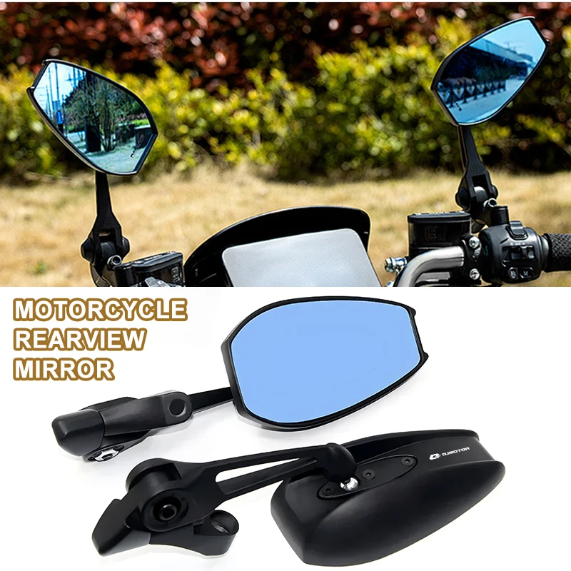Motorcycles Rearview Mirrors Full Range Rotatable No Blind Spots For QJMOTOR 250SRK SVT650 SRT700 SRV250 QJ SRV SR Accessories