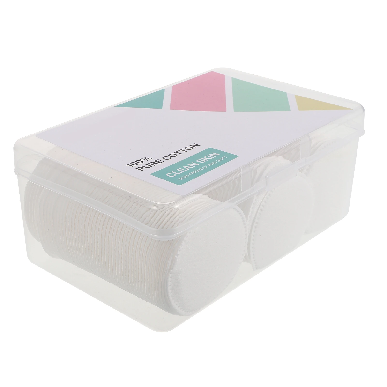

1 Box Soft Triple Layer Rounds Disposable Makeup Remover Pads Facial Cleansing Skin Friendly Round Cotton Pads For Eye Face Wash
