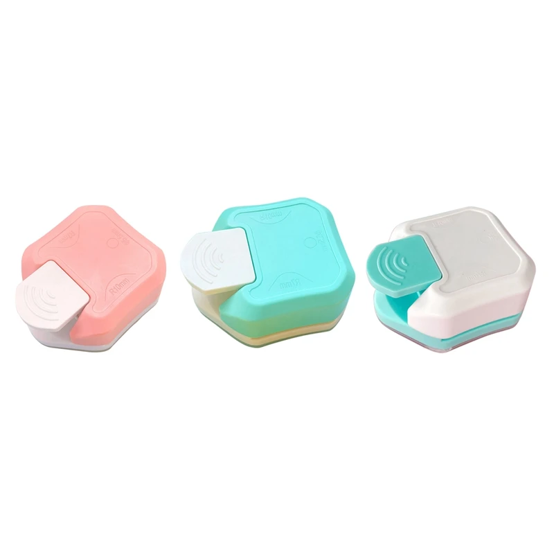 

3 In 1 Corner Cutter Corner Punch,R7mm+R10mm Cutting Radius,5.5Mm Circle Craft Punch Paper Punches For Crafting