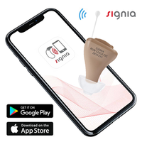 Ultra Mini Signia Invisible Hearing Aids 8 Channel Programmable Digital Hearing aid, Mobile Phone Remote Adjust Hearing Care Aid