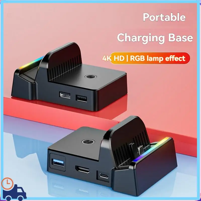 

Latest Switch Dock For Nintendo Switch Portable Switch Docking Station With 4K -Compatible/USB 3.0/ USB-C Charging Ports