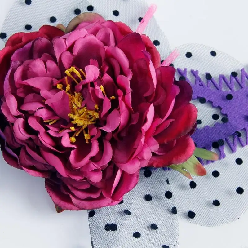 Flower Venetians maska ​​wieczorna piłka balowa maska ​​kobiet koronkowa maska ​​maska ​​maska ​​maskarady maska ​​na imprezę na