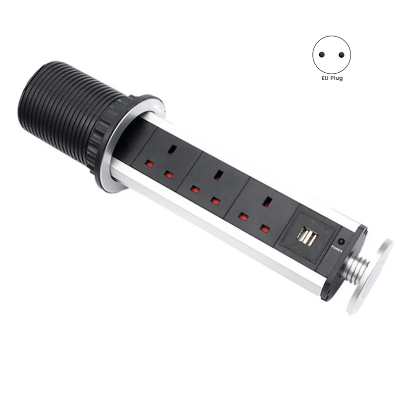 

Прочная настольная розетка с подключением, USB-электрическая вилка, розетки для планшета, удлинитель для кухонного USB-зарядного устройства