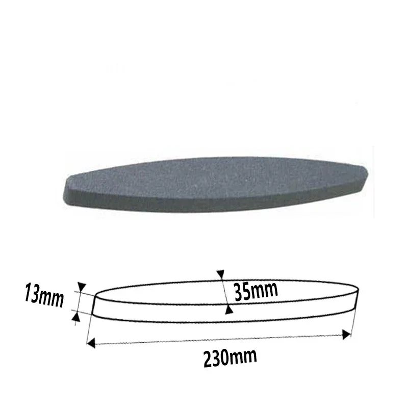 One Piece 240 Grit Alumina Ship Type Oval Whetstone Household Kitchen Outdoor Fast Sharpener Available Bladesharpening Stone